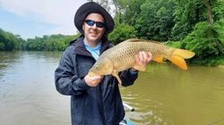 A big common carp caught in WV