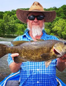 One angler fishing in West Virginia