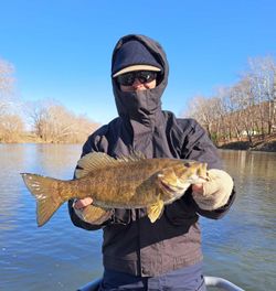 Angler with fish in Harpers Ferry