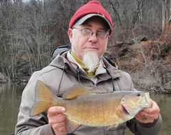 Person fishing in Harpers Ferry