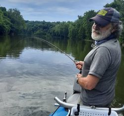Angler fishing in Harpers Ferry