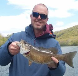 One person fishing in West Virginia