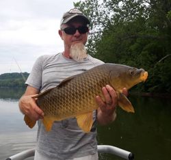 Grass carp fishing in Harpers Ferry