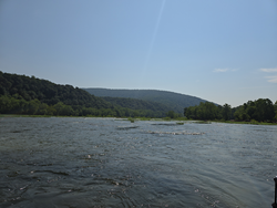 Partly cloudy skies set the perfect stage for diverse fishing techniques in Harpers Ferry!