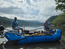 Partly cloudy skies set the stage for a perfect day of diverse fishing techniques!