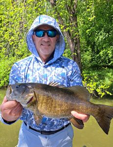A single fisherman in West Virginia