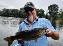 Smallmouth bass caught in Harpers Ferry