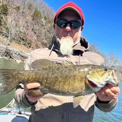 Smallmouth bass caught in West Virginia