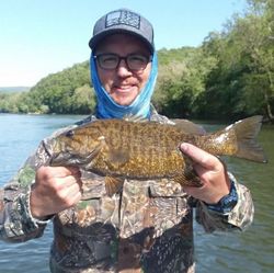 Smallmouth bass fishing in West Virginia