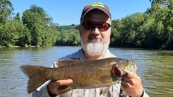 One angler fishing in West Virginia