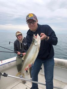 Bull Trout, a 37-inch fish, caught while fishing in PA