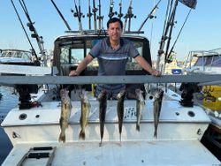 Successful fishing trip in PA with 5 fish