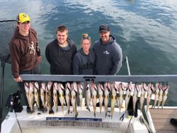 Four anglers fishing in Pennsylvania