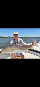 One redfish caught while fishing in Florida