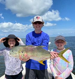 Crevalle Jack, a large fish caught while fishing in Clearwater