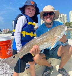 Two people fishing in Clearwater