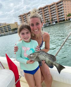 Gag Grouper fish caught while fishing in Clearwater