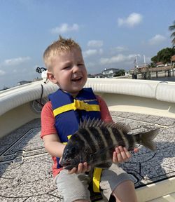 Sheepshead fish caught fishing in Florida