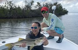 Snook fish caught while fishing in FL