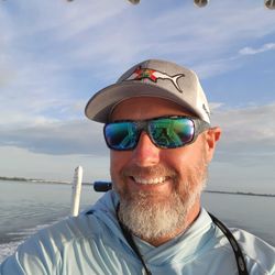 Person fishing in Florida
