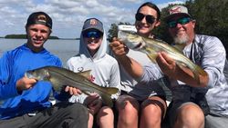 Two snook fish caught while fishing in Placida