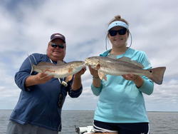Two redfish caught in Corpus Christi