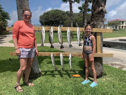 8 spotted weakfish caught in Corpus Christi