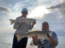 Two redfish caught in Corpus Christi