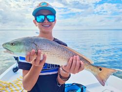One angler holding a fishing rod in Citrus County