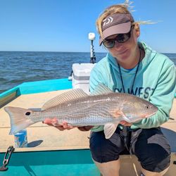 A 17-inch redfish caught while fishing in Citrus County
