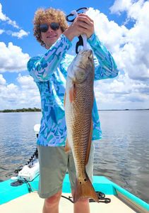 A lone angler fishing in Florida