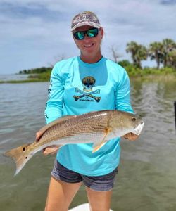 Solo angler fishing in FL waters
