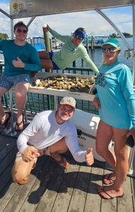 Group of four people fishing in Florida