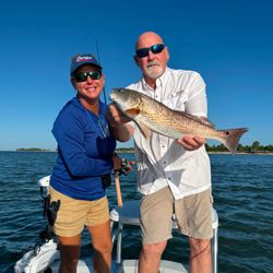A redfish caught during a fishing tour in Citrus County