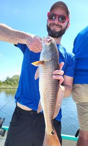 Catch of the day: a 23-inch redfish in Citrus County