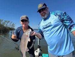Redfish caught on fishing tour in Florida