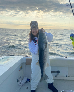 One angler fishing in Lacey Township