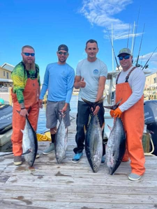4 big fish caught by 4 people at Lacey Township