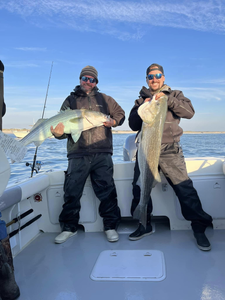 2 people fishing in Lacey Township