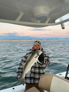 Striped bass caught fishing in NJ