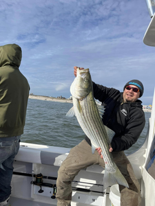 Striped bass caught in Lacey Township