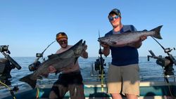 Two anglers fishing in NY