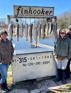 7 Brook Trout, Sea Trout, and Lake Trout caught while fishing in Mexico