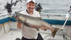 Coho salmon fishing in Mexico