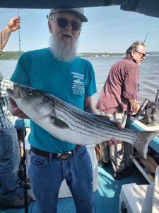 Striped bass caught while fishing in Mexico