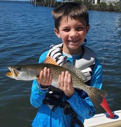 Speckled Trout Smile. Pine Island FL