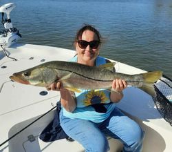 A Beauty of a Snook Caught While Backwater Fishing