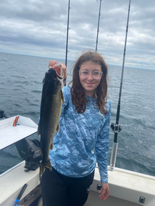 Angler with a 23-inch fish caught in Superior
