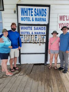 4 people fishing at South Padre Island