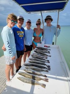 3 spotted weakfish caught while fishing in TX